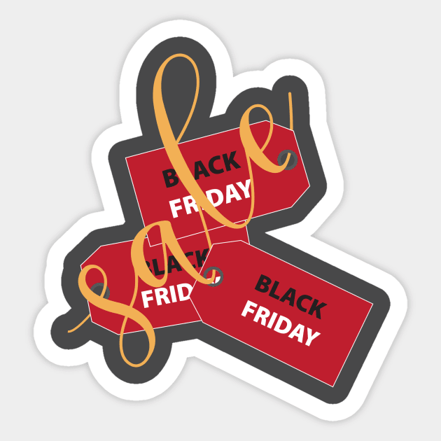 Black Friday Sticker by dddesign